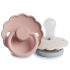 Frigg Daisy Night Szilikon cumi - 2 db-os szett - Blush/Cream