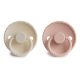 Frigg Rope Szilikon cumi - 2 db-os szett - Blush/Cream