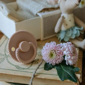 Frigg Rope Szilikon cumi - 2 db-os szett - Blush/Cream