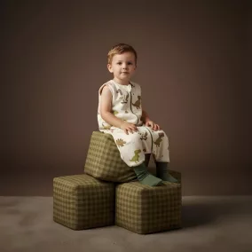   Babysteps pamut tipegő hálózsák - Dínó csapat - S - TOG1