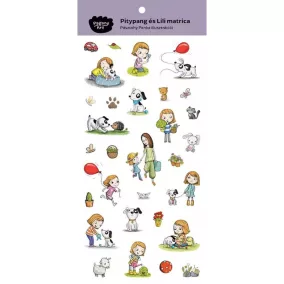 Pagony Art - Matrica - Pitypang és Lili