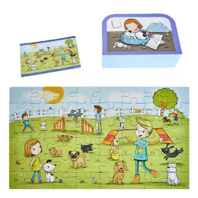 Pitypang és Lili - bőröndös puzzle