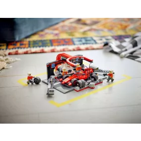   LEGO City Formula 1 60443 F1®-es boxutca és személyzet, Ferrari autóval