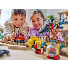  LEGO City Great Vehicles 60462 Helikopter, tűzoltóautó és tengeralattjáró egy csomagban