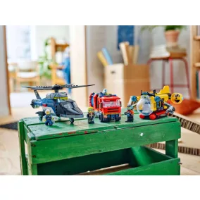   LEGO City Great Vehicles 60462 Helikopter, tűzoltóautó és tengeralattjáró egy csomagban