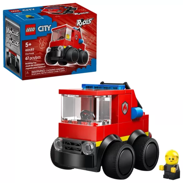LEGO City Brick Rides 60482 Járgányok - Tűzoltóautó