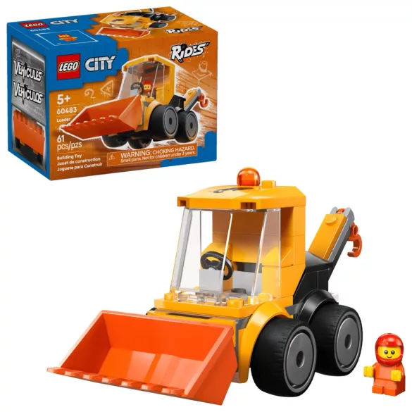 LEGO City Brick Rides 60483 Járgányok - Építőipari rakodó