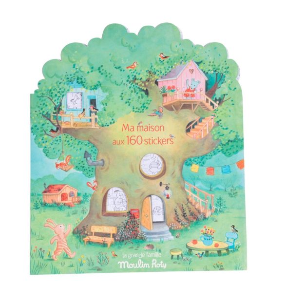 Moulin Roty Matricázó és színező album - Az én házam