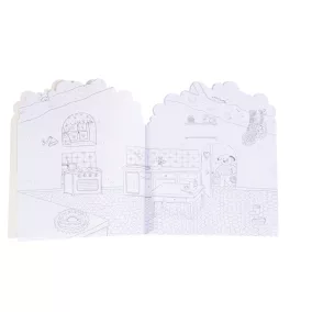 Moulin Roty Matricázó és színező album - Az én házam