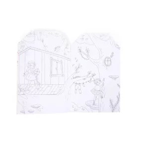   Moulin Roty - Párizsiak - Matricás színező album - 20 oldalas