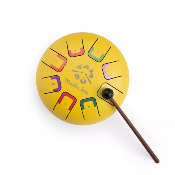 Moulin Roty - Vidámság - Nyelves dob, handpan - kicsi (15 cm)