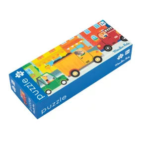   Moulin Roty - Vidámság - Autós puzzle - kirakó (24 db-os)