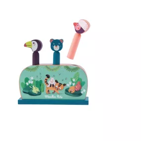 Moulin Roty - Dzsungel - Pop up ugráltatós játék