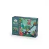 Moulin Roty - Dzsungel - sötétben világító, foszforeszkáló puzzle - A vízesés (24 db-os)