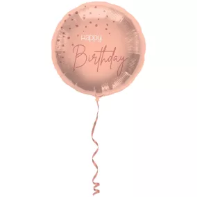 Elegant Lush Blush fólia lufi - 45 cm