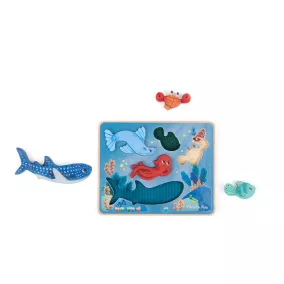   Moulin Roty - Pál polip kalandjai - Formakirakó, formaillesztő és egyensúlyozó játék