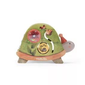 Moulin Roty - Fa készségfejlesztő teknős