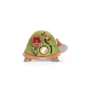 Moulin Roty - Fa készségfejlesztő teknős