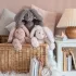 Moulin Roty - Artur és Lujzi - Plüss nyuszi - rózsaszín - 22 cm