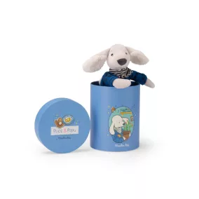   Moulin Roty - Pamacs és Pamut - Pamut kutya plüss díszdobozban 30 cm
