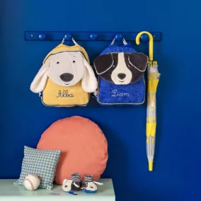   Moulin Roty - Pamacs és Pamut - Pamacs kutyás hátizsák - kék