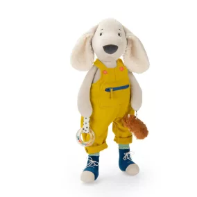   Moulin Roty - Pamacs és Pamut - Készségfejlesztő, fogalkoztató nagy Pamut kutya 56 cm