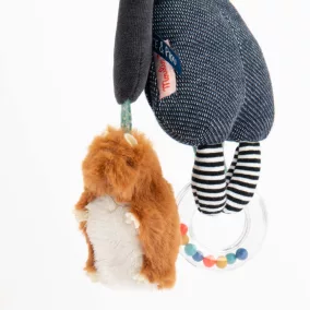   Moulin Roty - Pamacs és Pamut - Fellógatható, készségfejlesztő Pamacs kutya 24 cm