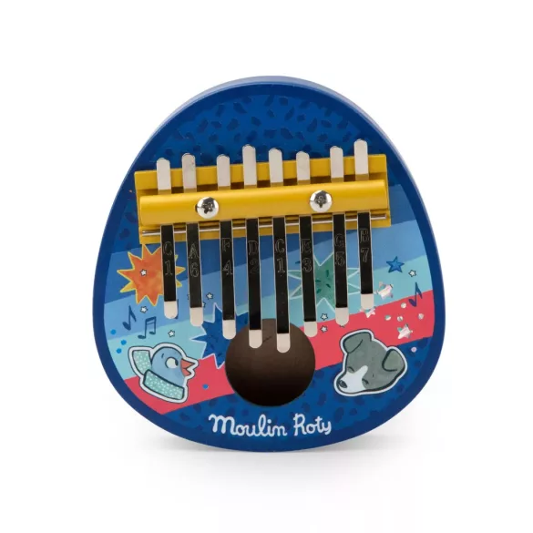Moulin Roty Játékhangszer - Kalimba - Pamacs és Pamut