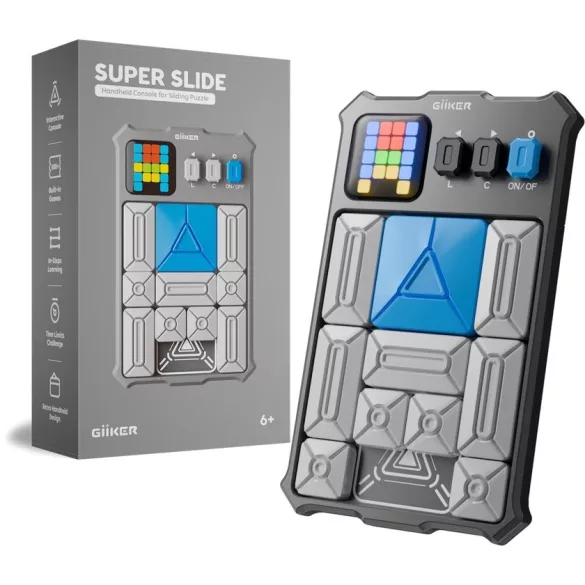 GiiKER Super Slide - Interaktív logikai játék - Szürke