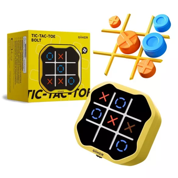 GiiKER Tic Tac Toe interaktív amőba - Okos logikai játék - Sárga