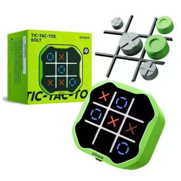 GiiKER Tic Tac Toe interaktív amőba - Okos logikai játék - Zöld