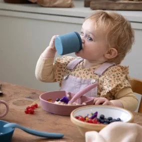 Sebra Szilikon csőrös fedél Mums pohárhoz - Sötétkék