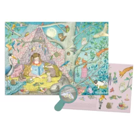 Moulin Roty - Titkos búvóhely puzzle - kirakó 100 db-os