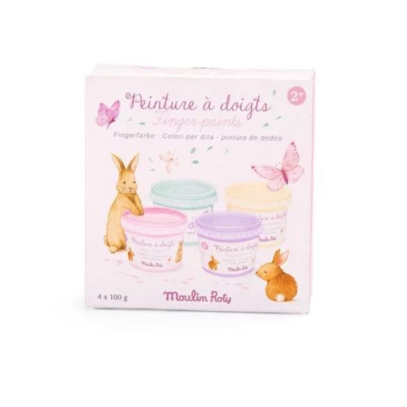 Moulin Roty - Tégelyes ujjfesték - Pasztell