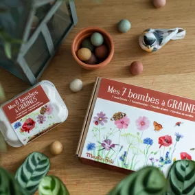 Moulin Roty - Kiskertem - Színes magbomba - 6 db