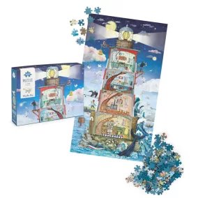   Moulin Roty - Kiskertem - Puzzle - kirakó - 500 db-os - Világítótorony