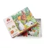 Moulin Roty - Kiskertem - Állatos puzzle - kirakó (4x12 db-os)