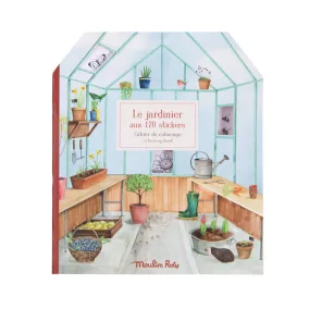   Moulin Roty – Matricázó és színező album – Kiskertem
