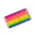 Moulin Roty - Csinoskák - Színes ceruza készlet fém dobozban - neon színek - 12 db