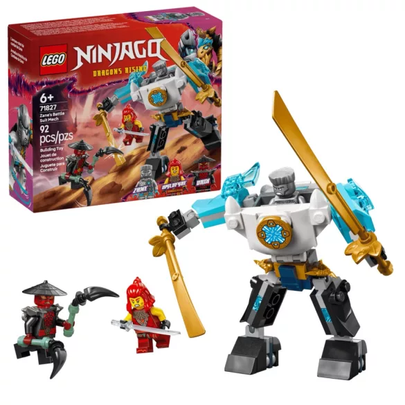 LEGO Ninjago 71827 Zane harci robotöltözéke