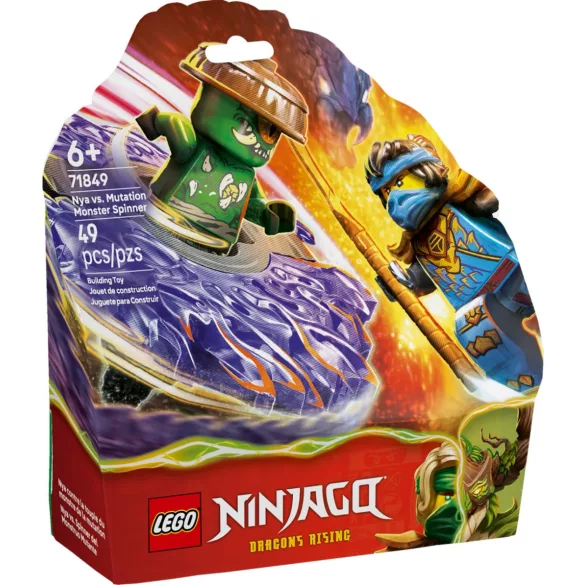 LEGO Ninjago 71849 Nya egy mutáns szörny pörgettyűje ellen