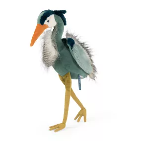 Moulin Roty - A világ körül - Szürke gém plüss (59 cm)