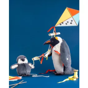 Moulin Roty - A világ körül - Kis pingvin plüss - 18 cm