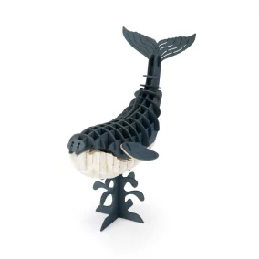 Moulin Roty - A világ körül - 3D puzzle, kirakó - bálna
