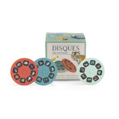   Moulin Roty - Diavetítő lámpák - A világ körül mesevetítő korongok projektorba (3 db)