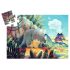 Djeco Formadobozos puzzle - Teo a kis dínó 24 db-os készlet