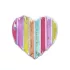 Swim Essentials felfújható matrac – Rainbow Heart
