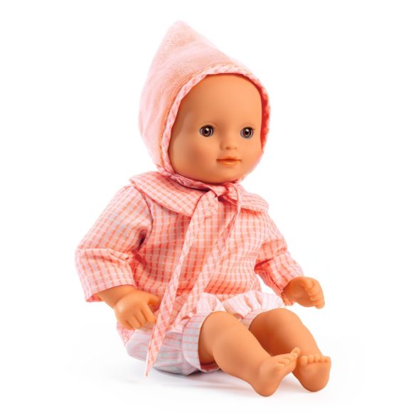 Djeco Róza barna szemű baba 32 cm