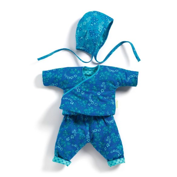 Mikádó játékbaba ruha 30-34 cm-es babához - Djeco Pomea kollekció