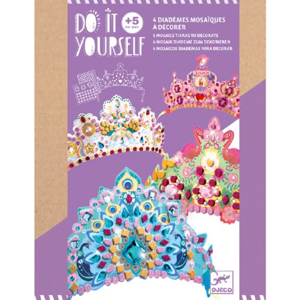 Csináld magad! - Hercegnők fejdísze - Like a princess - Djeco kreatív készlet